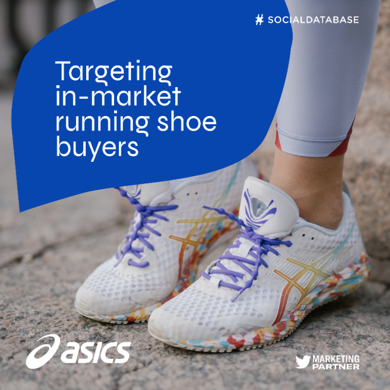 socialdatabase's tweet photo. We often emphasize job title targeting and B2B decision-makers, but our targeting tech equally powers B2C campaigns. 

See how our collaboration with @Asics UK boosted purchase intent, reaching just the right audience. 🏃