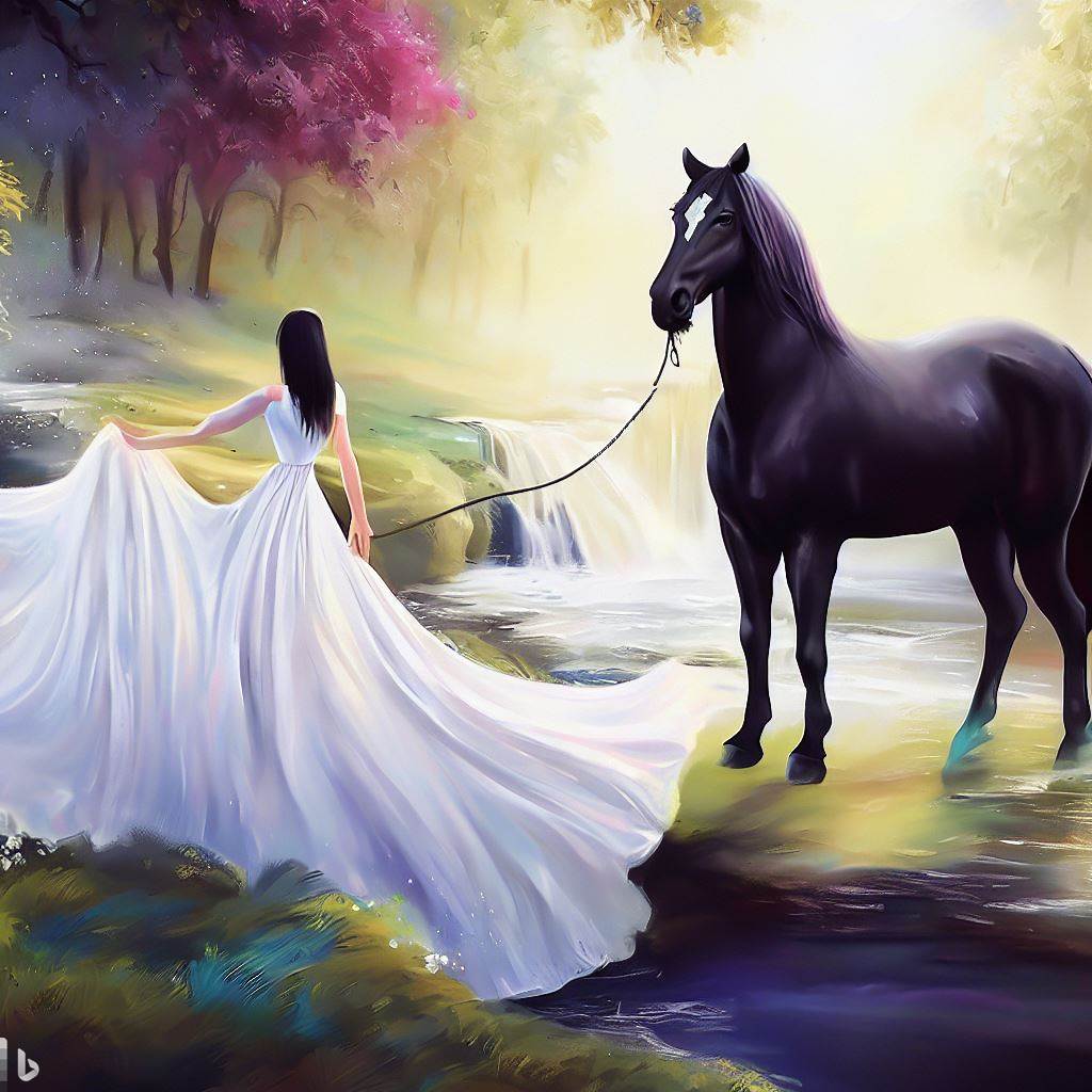 RandomRambles20's tweet photo. Horse and Beauty! https://t.co/Lgd5UbREqY