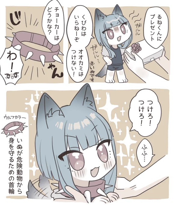 自称・おおかみくんにプレゼント 