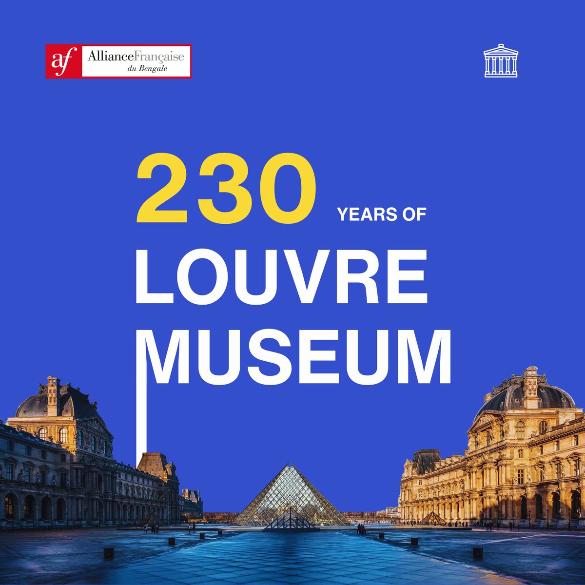 Celebrating 230 Years of Artistic and Cultural splendor: Louvre Museum 🎨🏛️ Yesterday, 10th August, marked a remarkable milestone in the world of art and culture as the iconic Louvre Museum began to celebrate its 230th birth anniversary.