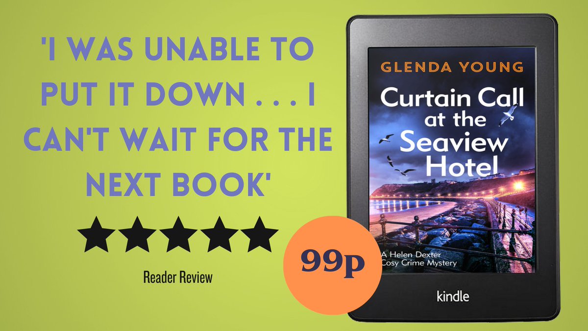 HeadlineFiction's tweet photo. The brilliant new Helen Dexter mystery from @flaming_nora, FOUL PLAY AT THE SEAVIEW HOTEL, is coming next month . . .

Don't miss the previous book, CURTAIN CALL AT THE SEAVIEW HOTEL, now only 99p on Kindle!

Buy here 👉 https://t.co/vKjxKqs9zq https://t.co/S6DTlLfWMP