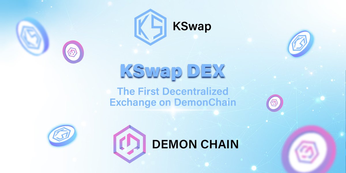 KSwap is the first decentralized exchange (DEX) to empower seamless token swaps and DeFi solutions on the <a href="/Demon_Chain/">DemonChain</a> ecosystem. Join us in shaping the future of decentralized trading!

#KSwap #DEX #DemonChain #DeFi #Blockchain #Web3 #DecentralizedExchange #Cryptocurrency