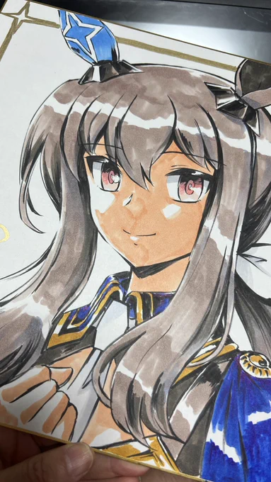 ちょっとだけ色紙も持っていくよ!
