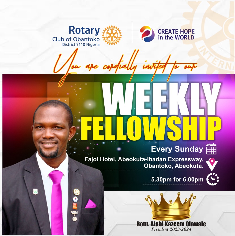 RObantoko's tweet photo. Join us every sunday in service to humanity.
Rotary is Good https://t.co/kFLZLI4G3J