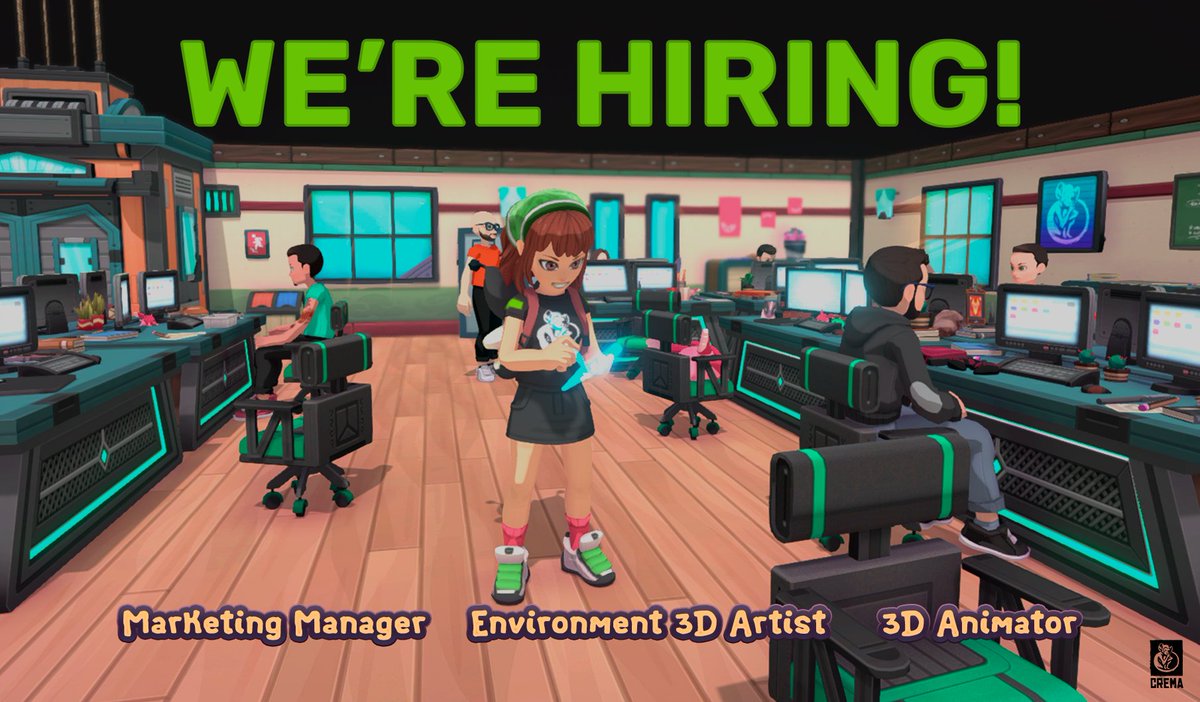We're hiring!🗣
We're looking for a:

🌟Marketing Manager: stratos-ad.com/index.php?job=…
🌟Environment 3D Artist: stratos-ad.com/index.php?job=… 
🌟Animator: stratos-ad.com/index.php?job=…

Join our lovely offices in Madrid (weekly dog visits included) and a team like no other!