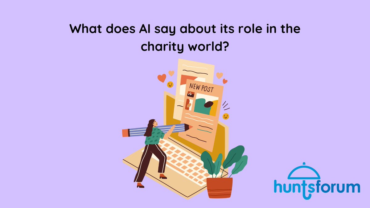 huntsforum's tweet photo. 🌟 Exciting news, changemakers! Explore AI's impact on charity in our Deputy CEO Kathryn Shepherdson's latest blog on @SupportCambs. 📝

🔗 Discover AI's potential as Kathryn asks ChatGPT about its benefits and drawbacks: https://t.co/HZHXdC7jvd  

#AIforGood #BlogHighlight #HF https://t.co/cUkxy5mXfB
