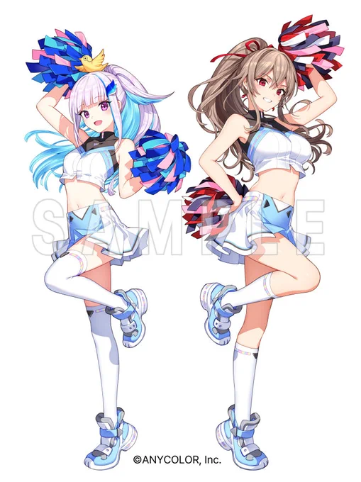 【#にじさんじチアリングサマー】にてリゼ・ヘルエスタさんとフレン・E・ルスタリオさんのイラストを担当させて頂きました 