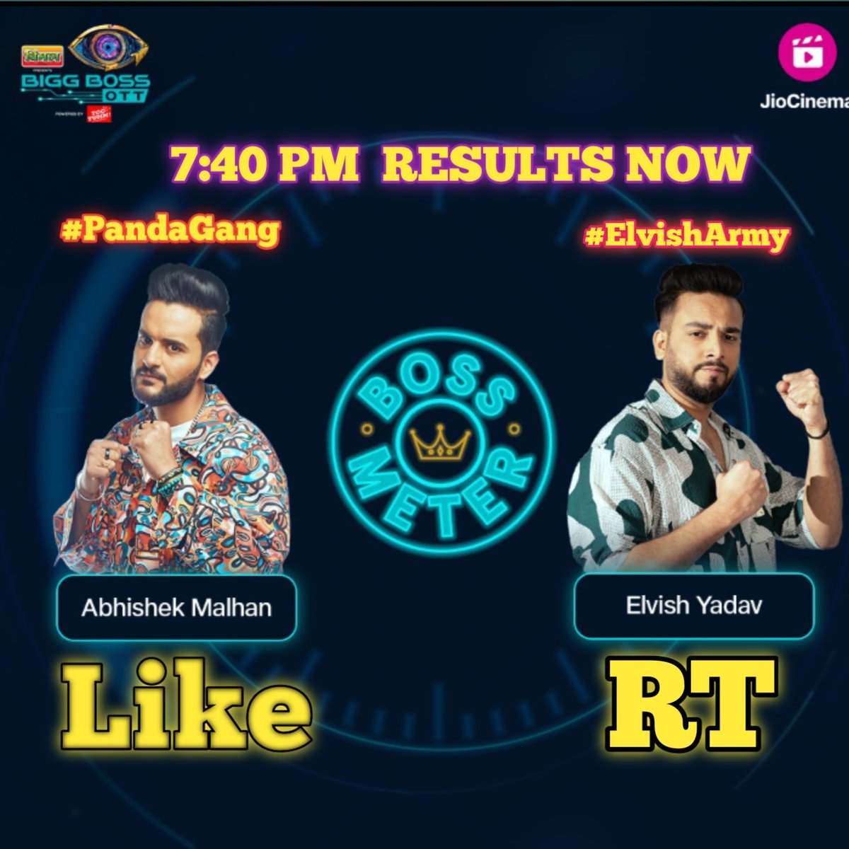 ka_shami46932's tweet photo. 🚨 ⚡ Most REAL PERSON in #BiggBosOTT2 ?? 🚨

Take a Side now😡

7:40 PM RESULT NOW MY PROFILE FOLLOW NOW
#BiggBossOTT2 #BBOTT2 #AbhishekMalhan𓃵  #SalmanKhan #Abhiya #FukraInsaan #ElvishYadav𓃵 #Elvisha #ElvishArmy #AbhishekMalhan
         
Like - Abhishek            RT - Elvish https://t.co/fXM6JyxnY0
