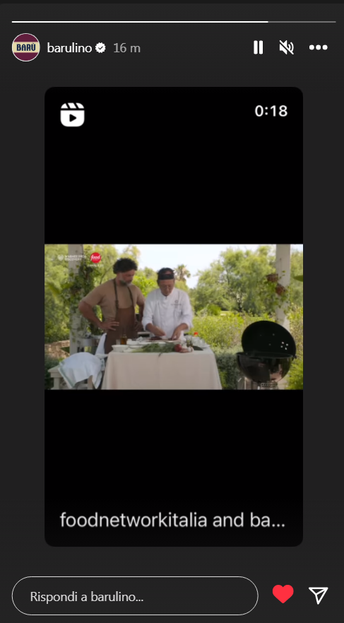 GermanaKlara's tweet photo. Appuntamento da non perdere, dal 18 #Barulino torna in tv su Food Network 
🔥
#Baru
#TeamBaru 
#Bracibeachedition https://t.co/O5tDjWJpV7