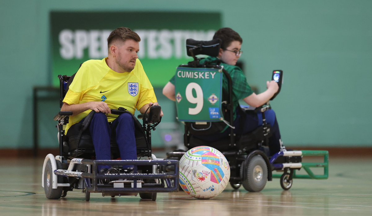 OfficialFIPFA's tweet photo. The European Champions ready to bring the style to Sydney! 🤩🏴󠁧󠁢󠁥󠁮󠁧󠁿

@England kick off their @2023FIPFAPFWC campaign against @PowerchairFA at 14:30 (AEDT) on Sunday, October 15th! 🇦🇷💥

#PowerchairFootball #FIPFAWorldCup2023 https://t.co/hzW2Hnqyjy