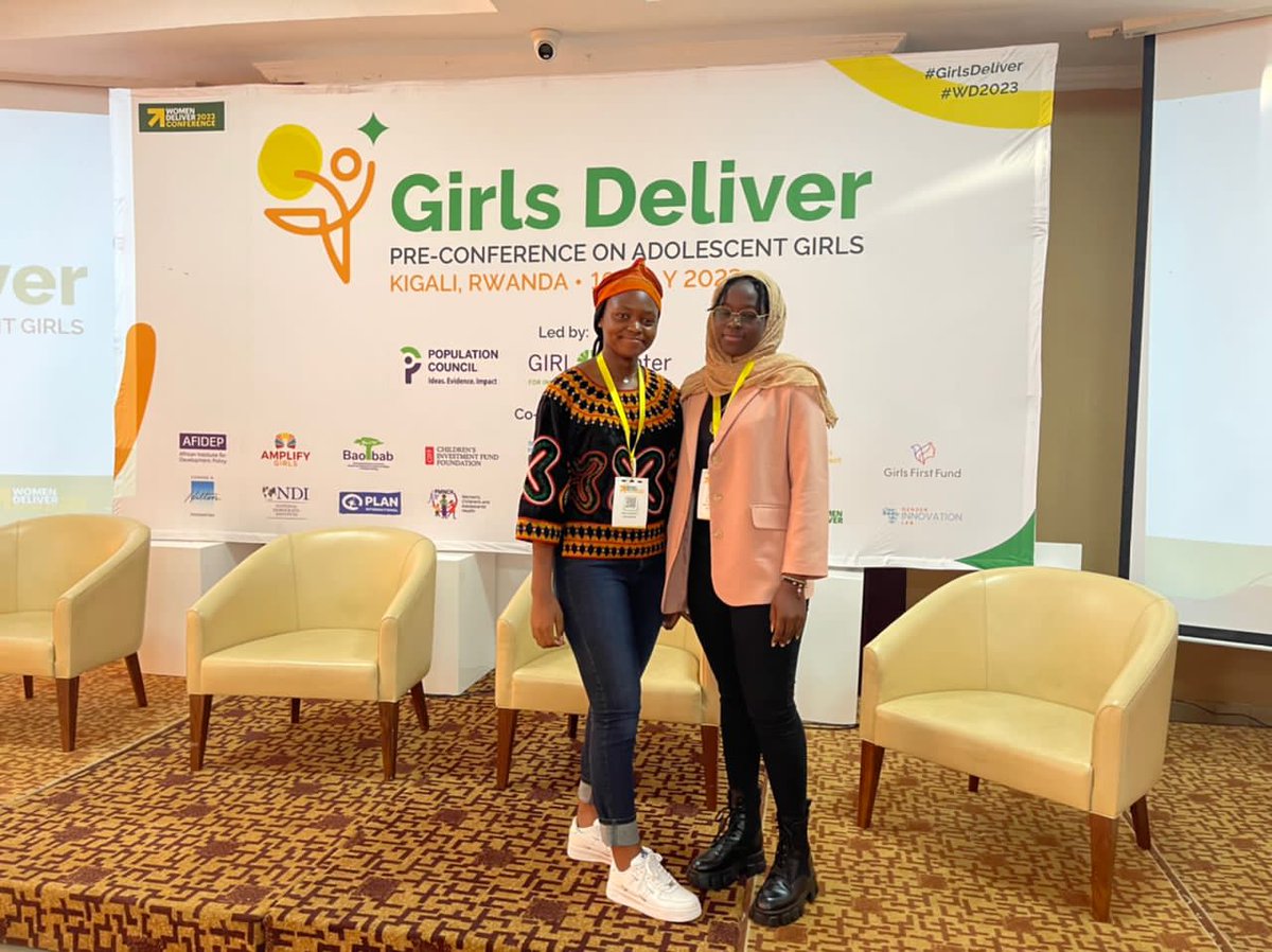 Children4peaceC's tweet photo. During the Women Deliver pre-conference on adolescent girls, Divina, Children for Peace networked with several girl leaders, together, they shared the challenges they faced and discuss on what should be the priorities for sustainable peace. https://t.co/7ToIFKjLMi