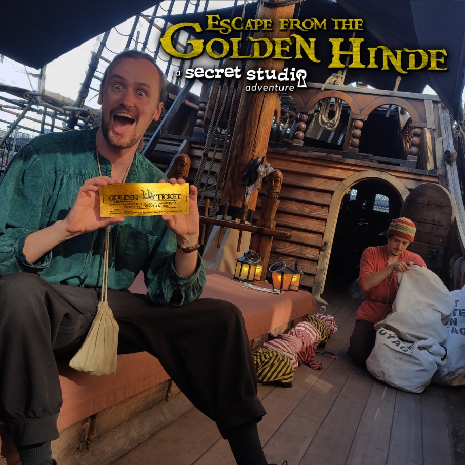 This is Deckhand Ron De Vous. He has a golden ticket for you! We are teaming up with our seaworthy friends from <a href="/TheSodds/">Odds and Sodds</a> by giving away 3 golden tickets to people booking their swashbuckling show at <a href="/SpaceArtsCentre/">The Space</a> T's and C's apply #goldenticket
Go to space.org.uk