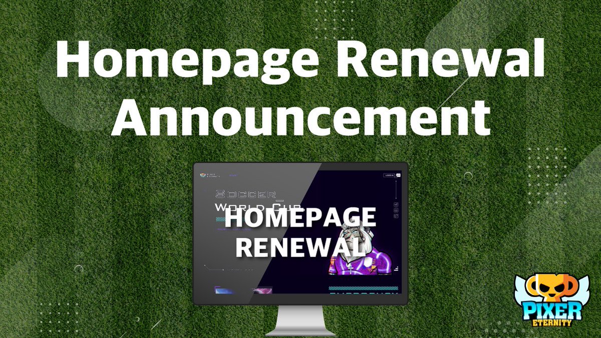 📢 Hello from PIXER Eternity! 
We've revamped our website based on your feedback. 
Expect enhanced UI, faster speeds, and upgraded security.

Mark your calendars for the new look on Aug 11, 2023.

Your support means the world to us! 🌐 #PIXEREternity #WebsiteRenewal

More