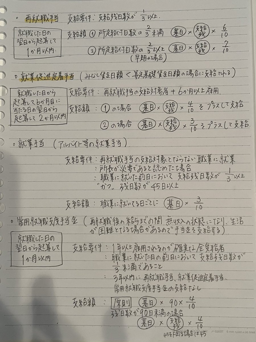 minmi__sr's tweet photo. 雇用保険が全然ダメダメなので体系図で整理。読んでも覚えられないものは書いて覚える！10点アップ目指す！ https://t.co/nw3yEMVNCJ