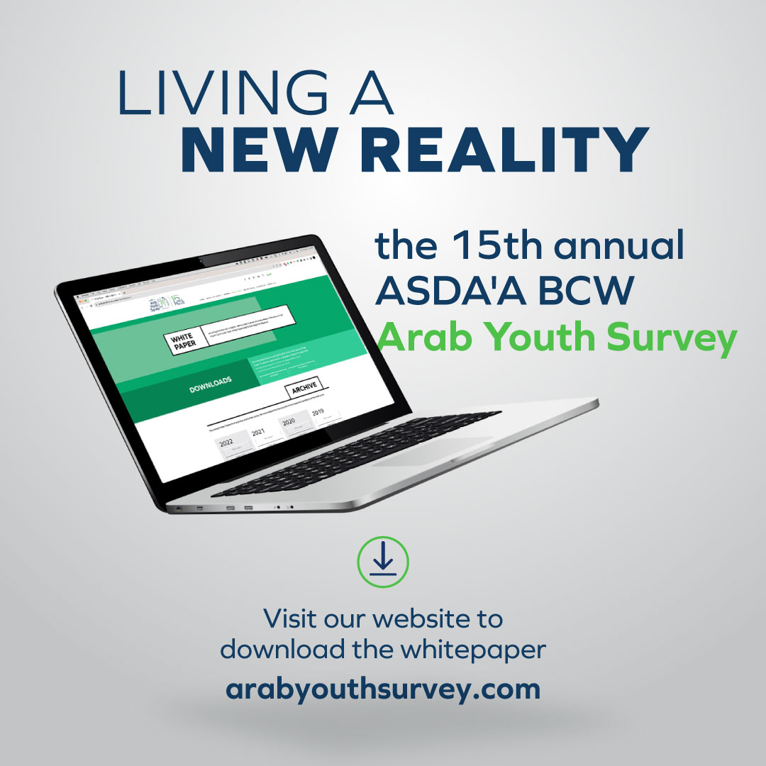 The landmark 15th annual @ASDAABCW #ArabYouthSurvey explored the new reality that today’s young Arabs are currently living in. For in-depth findings and expert insights into the survey's emerging themes - My Global Citizenship, My Politics, My Livelihood, My Identity and My