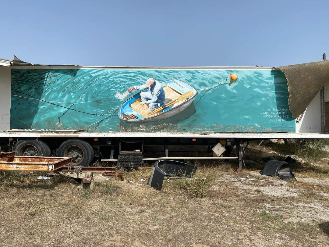 #remitournier #fisherman  #boats  #woodenboat  #barque #mediterranee #mediterranean #catalunya #rosas #blue #streetartcatalunya #streetartspain  #streetartphotography #streetartlover #painting  #truckphotography #streetartaddicted #landart 
 #contempoaryart #streetartistry