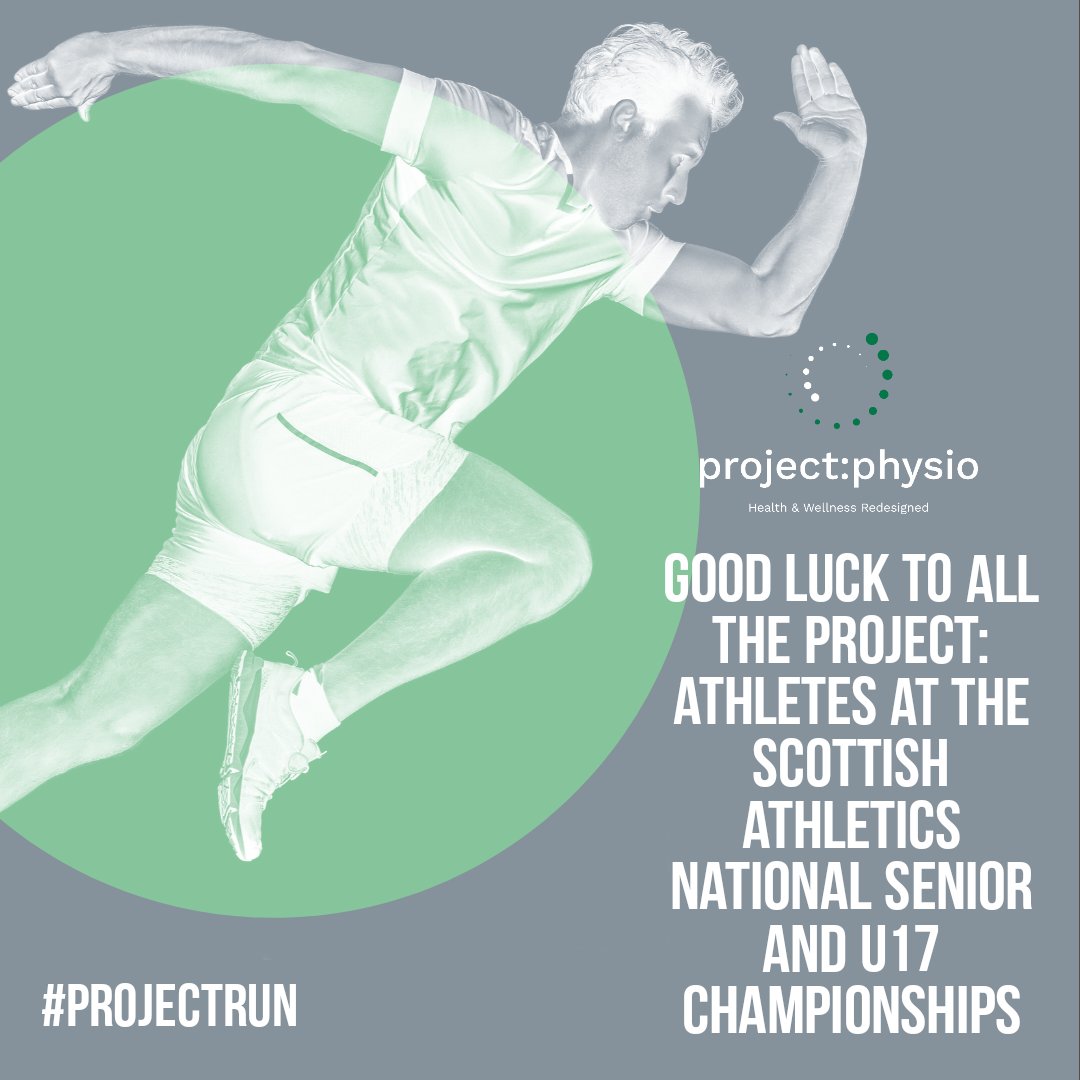 ProjectPhysio's tweet image. 🅿🆁🅾🅹🅴🅲🆃: 🆁🆄🅽

Good luck to all the #projectrun athletes competing this weekend at the @scotathletics National Senior and U17 Championships

For more on the project: run athletes head to projectphysio.net/project-run

#edinburgh #edinburghphysio #edinburghsportsphysio