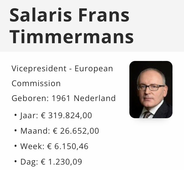 EelcoHoecke's tweet photo. Sterk en sociaal meer mans met het bescheiden salaris van Frans Timmermans.... 🤡 https://t.co/485Q7SDvpK