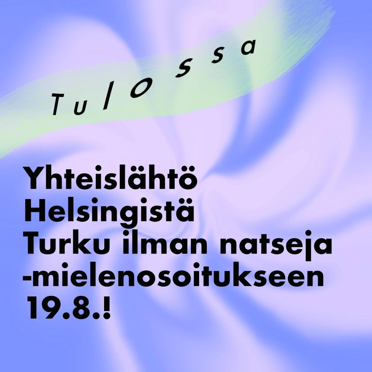 VarisVerkosto's tweet photo. 🚍Bussikuljetus Helsingistä Turku ilman natseja -mielenosoitukseen 19.8. https://t.co/zusYey1DDD