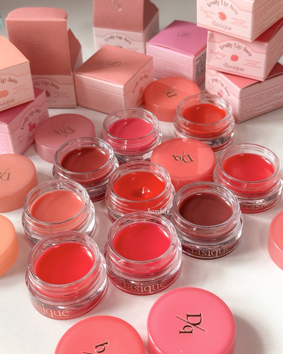 สวอชครบทุกสี🍇🫐🥑🍋🍑🍒 dasique furity lip jam จุ้ยซี่สุดๆๆ เนื้อเหมือนเจลลี่เยย ฉ่ำ สีชัดปานกลาง เนื้อเบา หอมเหมือนซูกัสค่ด บ้าไปแระ หอมชห5555555