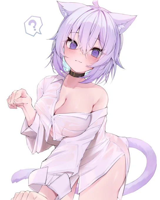 #絵かゆ  にゃんポーズ おかゆ 