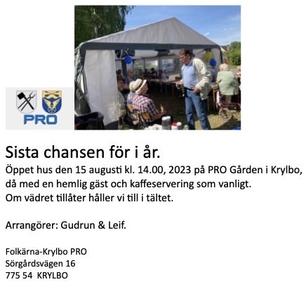 BillKenneth's tweet image. I Krylbo händer det inte så mycket.