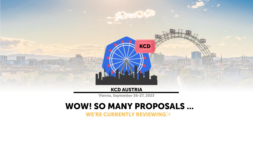 KCDAustria's tweet image. Stay tuned!

We&apos;re impressed by the high amount and the quality of the proposals for our KCDs (123!) and are currently reviewing them. We are excited to build an exciting program we can announce in the next few weeks.  Thanks to the many people who want to speak at our event!