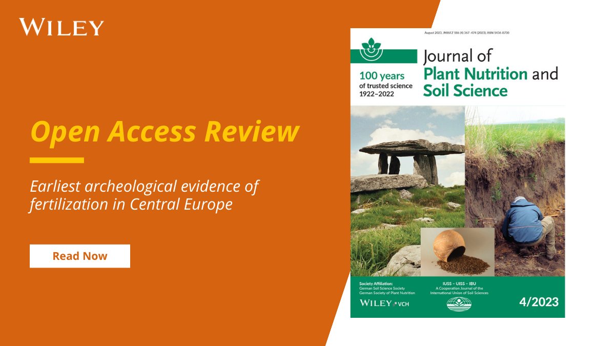 WileyEcology's tweet photo. How did agriculture revolutionize human history? 🌾 From changing landscapes to nutrient loss, early farming brought both progress and challenges.

Read about the practices of ancient Central Europe societies in this #JPNSS Review. ⤵️ https://t.co/p1GYKLvRux

@HJungkunst https://t.co/TuOIansMvg