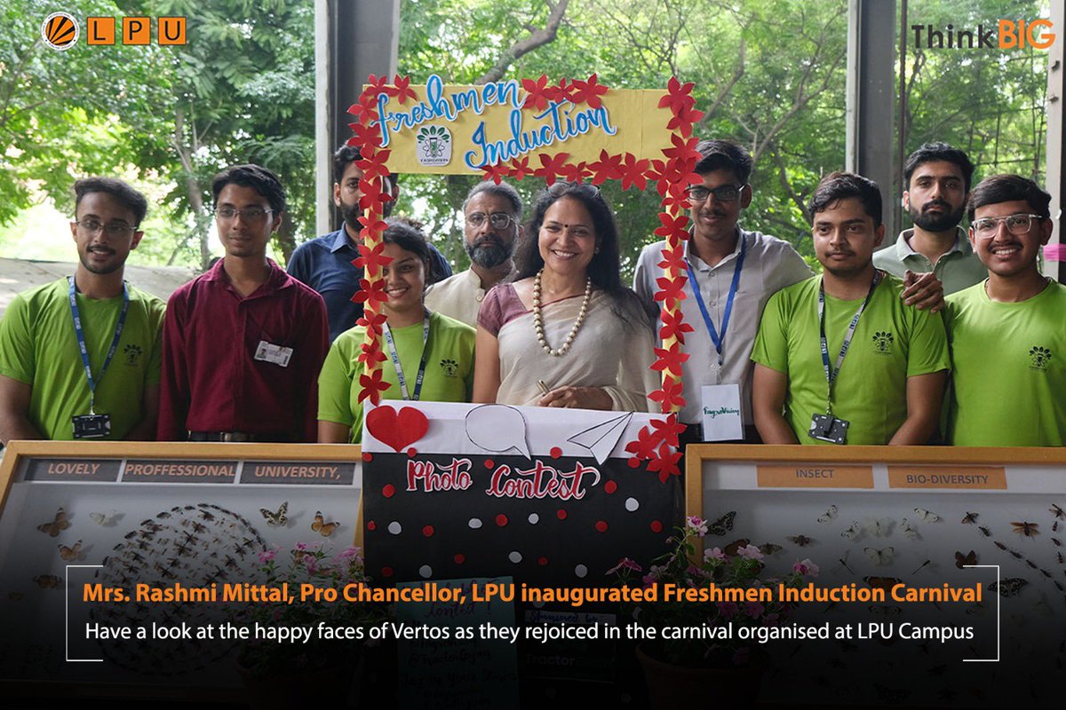 lpuuniversity's tweet photo. LPU's #FreshmenInduction2023 featured a fun Carnival which was inaugurated by our Worthy Pro Chancellor, LPU, Mrs. Rashmi Mittal at the #LPUCampus!
#LPUForYou #LPUDiaries #LPUReview #EventsAtLPU #UnityInDiversity #WelcomeToLPU #FreshmenInduction2023 #LifeAtLPU #FridayThoughts https://t.co/t6HzuKus24