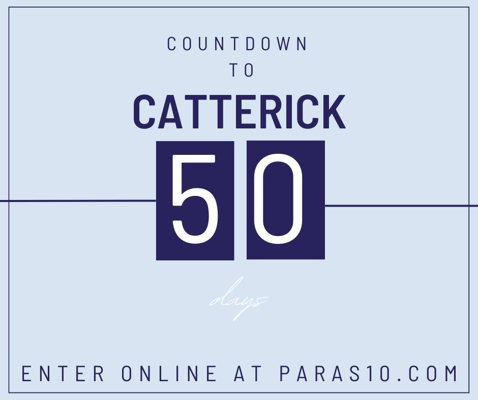 50 days and counting... Kinda scary right?! Only 50 days to the event of the year!!

We hope training is going well so far. Keep up the hard work!

Don't forget there is still time to enter at paras10.com/enter ...you know you want to!
