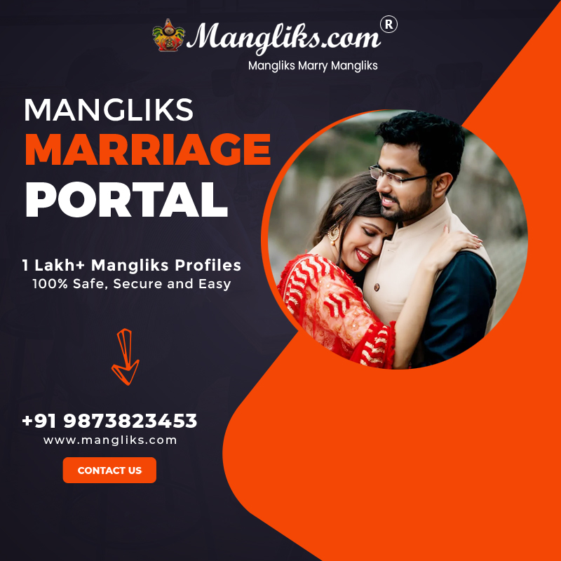 MangliksDotCom's tweet photo. https://t.co/BL4tuB18PF
Mangliks Marriage Portal!
1 Lakh+ Mangliks Profiles
100% Safe, Secure and Easy
Call us: +91 9873823453
#mangliks #manglik #membership #manglikmatrimony #mangaldosh #matrimonyindia #horoscope #edredones #mangal #couplegoals #manglikgirl https://t.co/TQktBqMALv