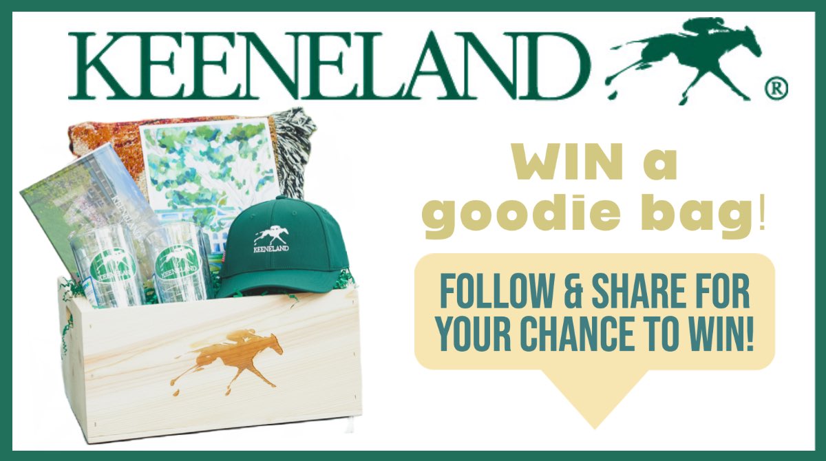 To celebrate Keeneland Phoenix Stakes day at the Curragh tomorrow <a href="/keeneland/">Keeneland</a> are giving away this fabulous goodie bag! 🤩✨

For your chance to win make sure to follow both <a href="/curraghrace/">The Curragh Racecourse</a> and <a href="/keeneland/">Keeneland</a> and retweet this post. 

#KeenelandPhoenixStakes