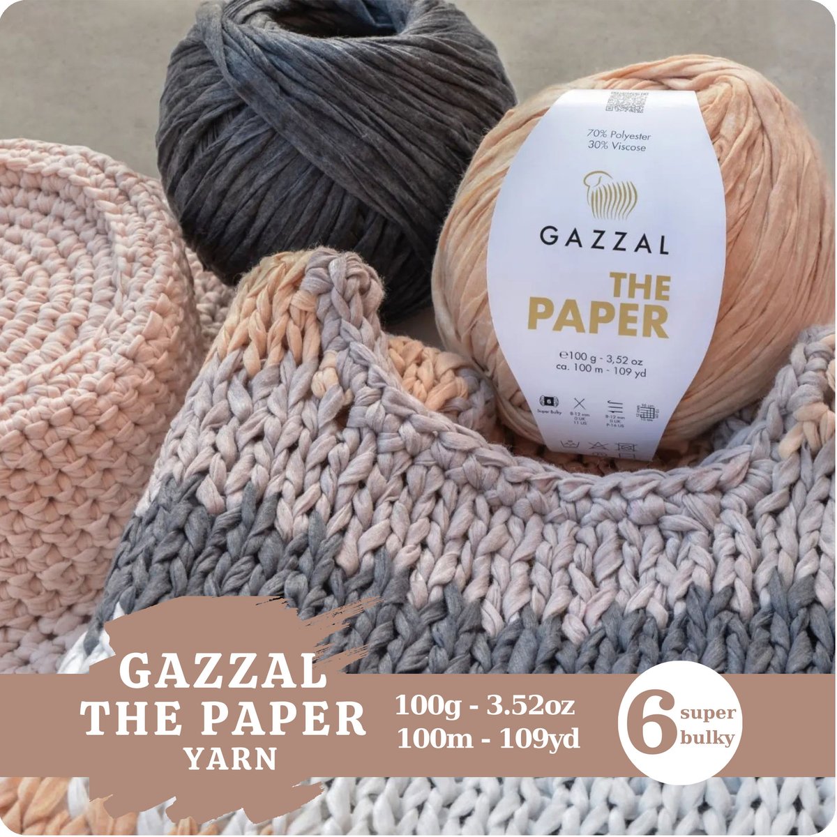 KnittingShop's tweet photo. Gazzal the Paper Yarn https://t.co/CjpSoxW4SF 
https://t.co/8Dvgh2WSFb

#paperyarn #bagyarn #summerbag #knittingbagyarn #raffiayarn #crochetyarn #placematyarn #etsyidea #knitting #ravelry https://t.co/Srs5Q83pzX