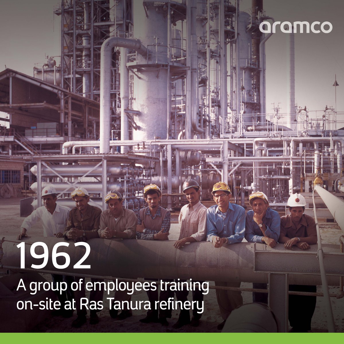 90 years of excellence…

In the 1960s, we established training centers to prepare young talents for careers in the company

We continue developing our people's skills through several initiatives like our college sponsorship program and digital transformation program

#aramco90th…