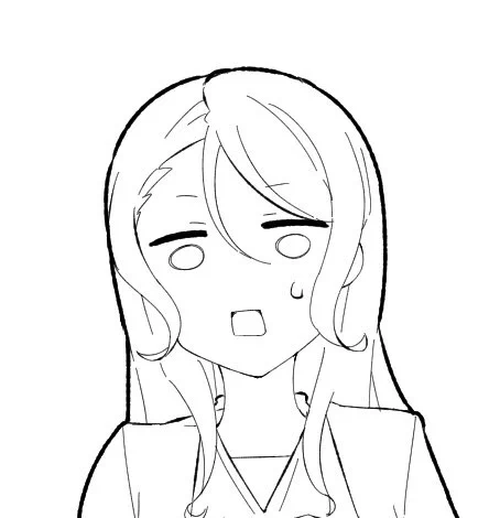 キリッとした顔描いたことない気がしてきた 