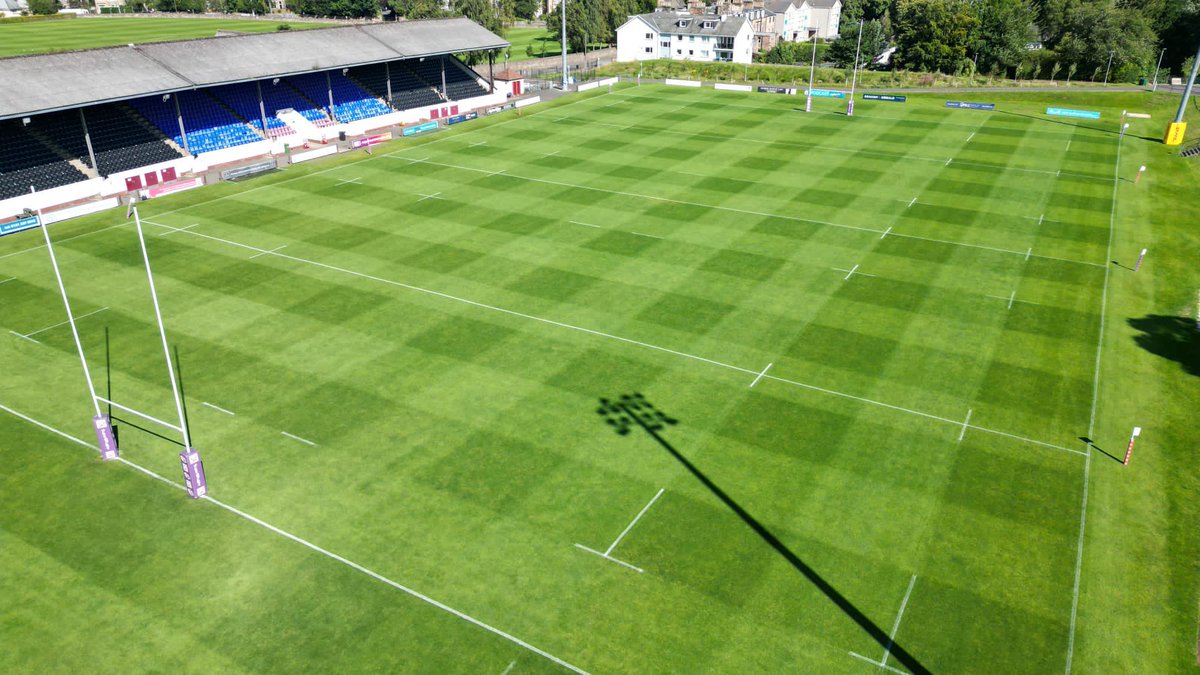 A productive morning getting pitch ready for tonight’s derby match <a href="/WATSONIANFC/">Watsonian FC</a>