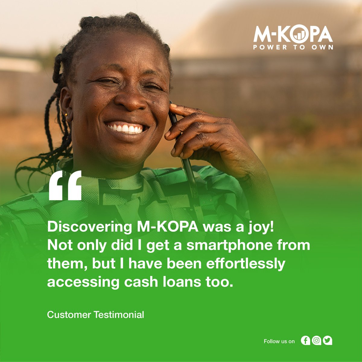 Join the delighted voices of our customers who experience the joy of easy smartphone ownership and convenient cash loans, all in one place.

#HappyCustomer
#PayEasyOwnEasyToday 
#CashLoans