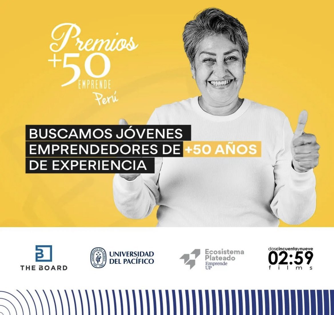50premios_LATAM's tweet photo. No te pierdas esta oportunidad de conocer mejor nuestra I Edición en Perú 🇵🇪 

#50emprende
#50emprendeLATAM
#50emprendePerú https://t.co/urJdFCTZHO