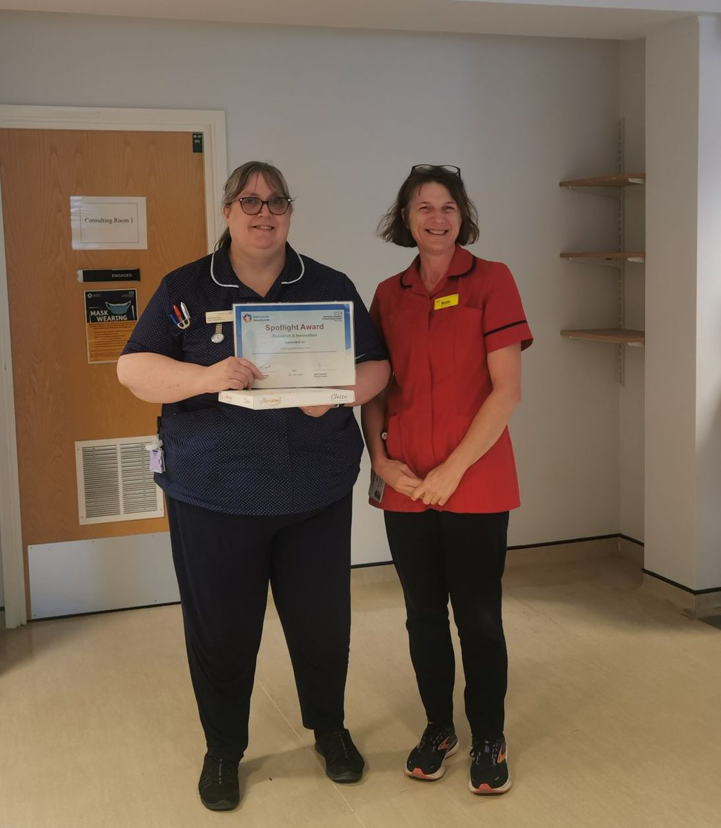 Congratulations ✨🎉to the Specialist Stroke Team on their Spotlight Award for their invaluable help and support to research

@NGHnhstrust

#NGH #research #nghresearch #spotlightaward #teamngh #proud_NGH #NHSaward