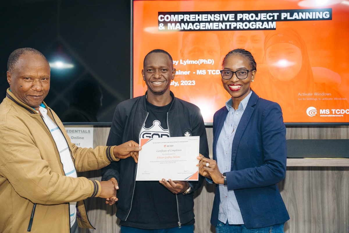 DorisLikwe's tweet photo. Once again, it was our privilege to welcome these participants, who attended our comprehensive project planning and management course. They spent two weeks @MSTCDC , trained by Dr. Ramsey Lyimo. 

#Learning #Projectplanningandmanagement #MSTCDC https://t.co/W7EvqAFIDA
