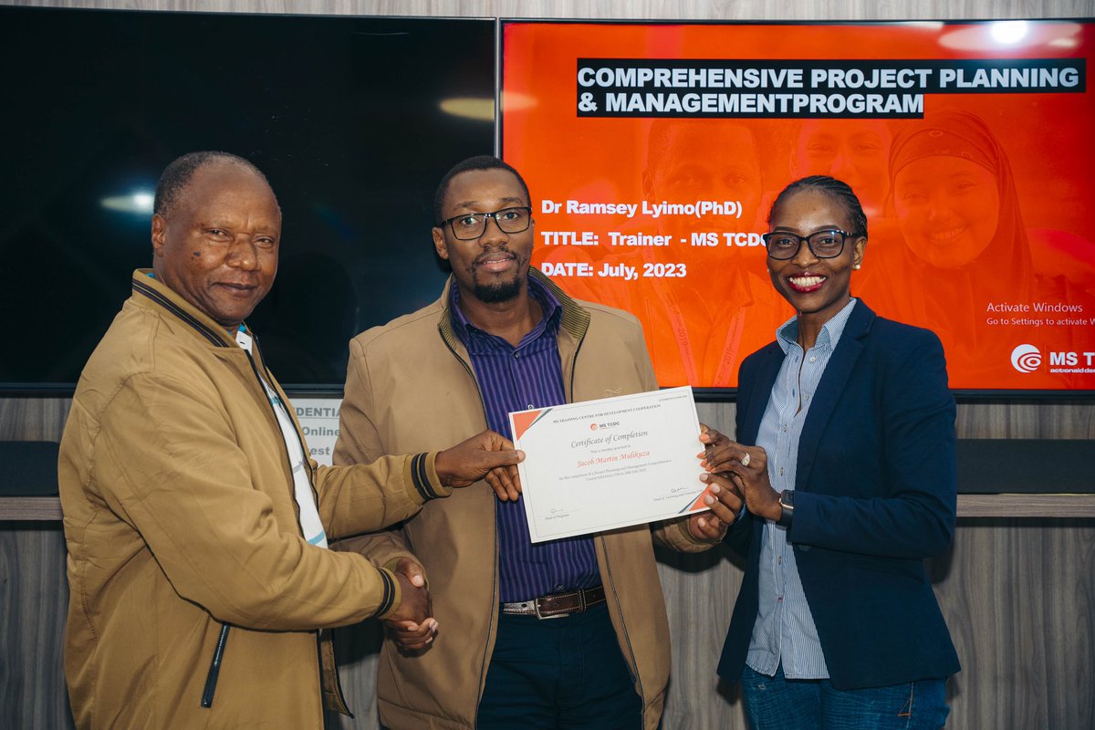 DorisLikwe's tweet photo. Once again, it was our privilege to welcome these participants, who attended our comprehensive project planning and management course. They spent two weeks @MSTCDC , trained by Dr. Ramsey Lyimo. 

#Learning #Projectplanningandmanagement #MSTCDC https://t.co/W7EvqAFIDA