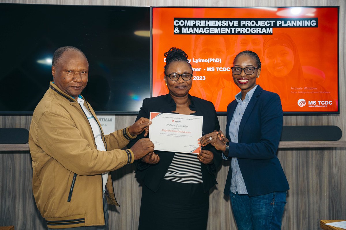 DorisLikwe's tweet photo. Once again, it was our privilege to welcome these participants, who attended our comprehensive project planning and management course. They spent two weeks @MSTCDC , trained by Dr. Ramsey Lyimo. 

#Learning #Projectplanningandmanagement #MSTCDC https://t.co/W7EvqAFIDA