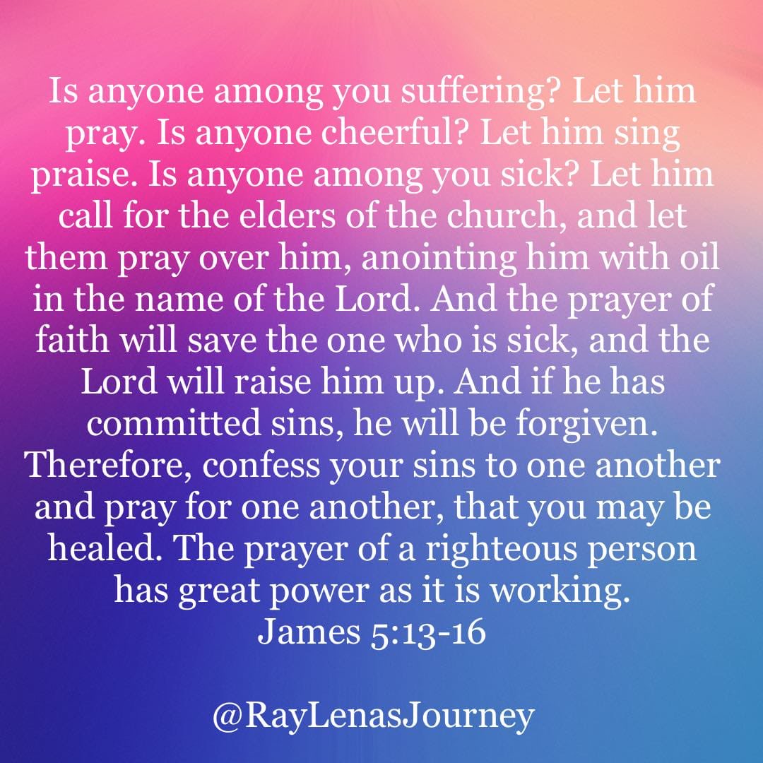 RayLenasJourney's tweet photo. Happy &amp; blessed Friday everyone!
Remember prayer is key in every aspect of your life. We pray our verse of the day bless you, as it did us this morning. 

Love,

Ray &amp; Lena 🤍💐 https://t.co/bAjS4WiNGm