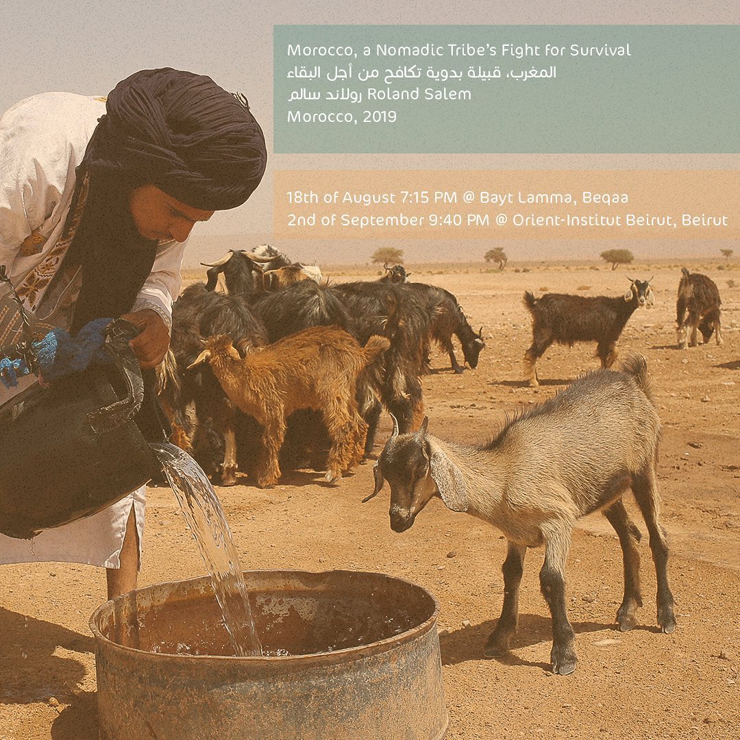 boell_meo's tweet photo. The effects of the climate change made this Bedouin tribe in Morocco struggles.
Join us @ATFF_hbsbeirut and watch this short documentary
Morocco, a Nomadic Tribe’s Fight for Survival by Roland Salem
Morocco, 2019
@hbsRabat @boell_MENA
#ATFF #almosttherefilmfestival https://t.co/QsHAdThUpA
