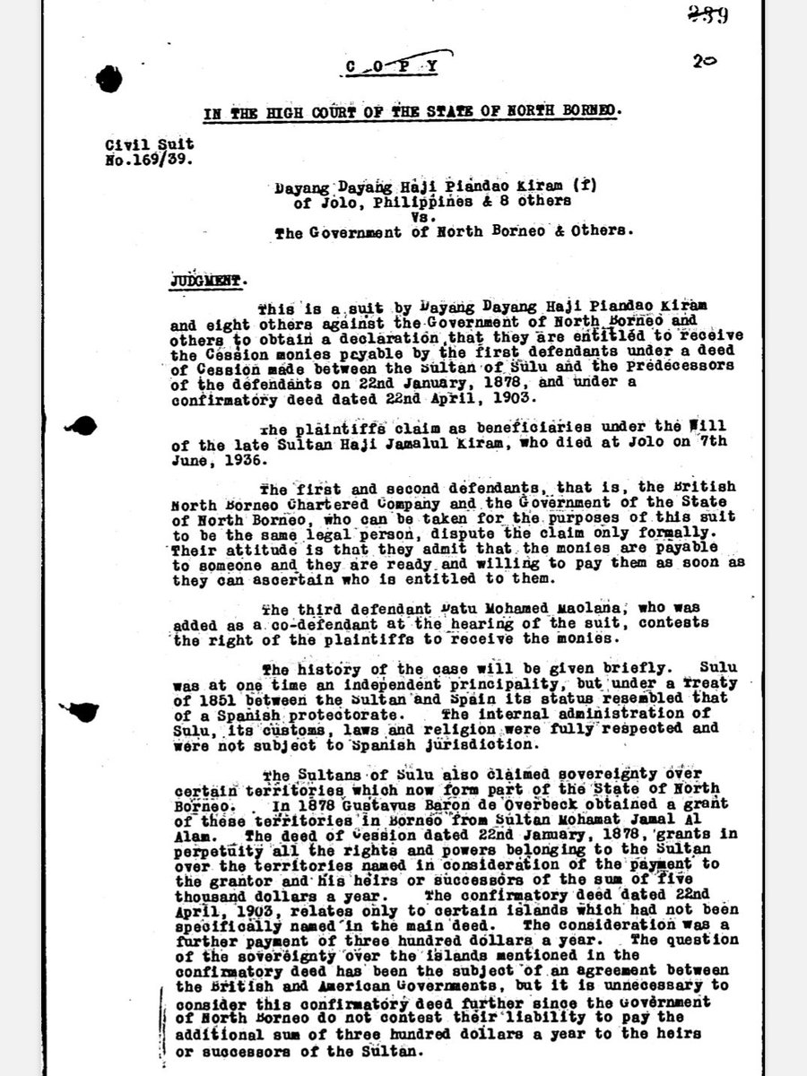 thelast_demigod's tweet photo. Macaskie Judgement 1939

#BritishNorthBorneo
#SuluSultanate https://t.co/BYZkGayMBd