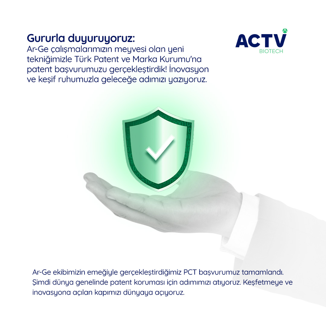 Gururla duyuruyoruz: Ar-Ge çalışmalarımızın meyvesi olan yeni tekniğimizle Türk Patent ve Marka Kurumu'na patent başvurumuzu gerçekleştirdik! İnovasyon ve keşif ruhumuzla geleceğe adımızı yazıyoruz.