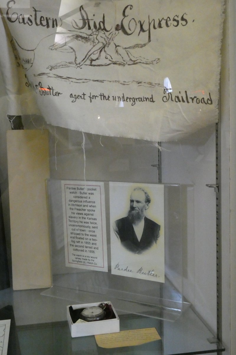 FMidchilde's tweet photo. Rev. Butler had claimed a land near Atchison. After building a cabin there, he stopped by Atchison in 1855 to get on a steamboat to go back to Illinois. He happened to voice his abolitionist view to townspeople. He should've quickly left Atchison but his boat was late! Bad fate! https://t.co/7s58DRcKHD