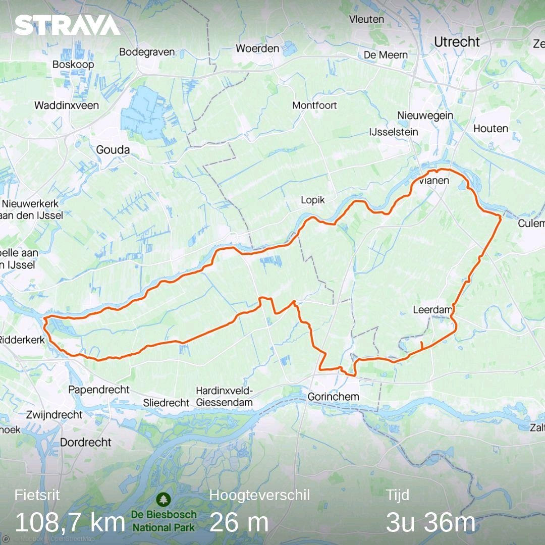 GLOOIJ74's tweet photo. Bekijk mijn activiteit op Strava: https://t.co/qXf5dwfkDN https://t.co/o0iAcbqyNf