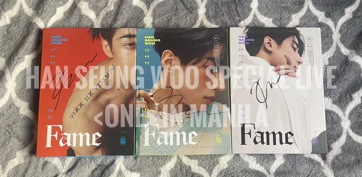 HanSeungwooPH2's tweet photo. D-9 until HAN SEUNG WOO SPECIAL LIVE <ONE> IN MANILA! 💜

Did you know that you’ll get a chance to win signed Fame albums for every P200 you donate? 😍

You may check the posters and link below for more details:
https://t.co/EMEEQGLAoL

#HANSEUNGWOOinMNL 
#HSWinMNL_Projects https://t.co/GKRP3CuSmX