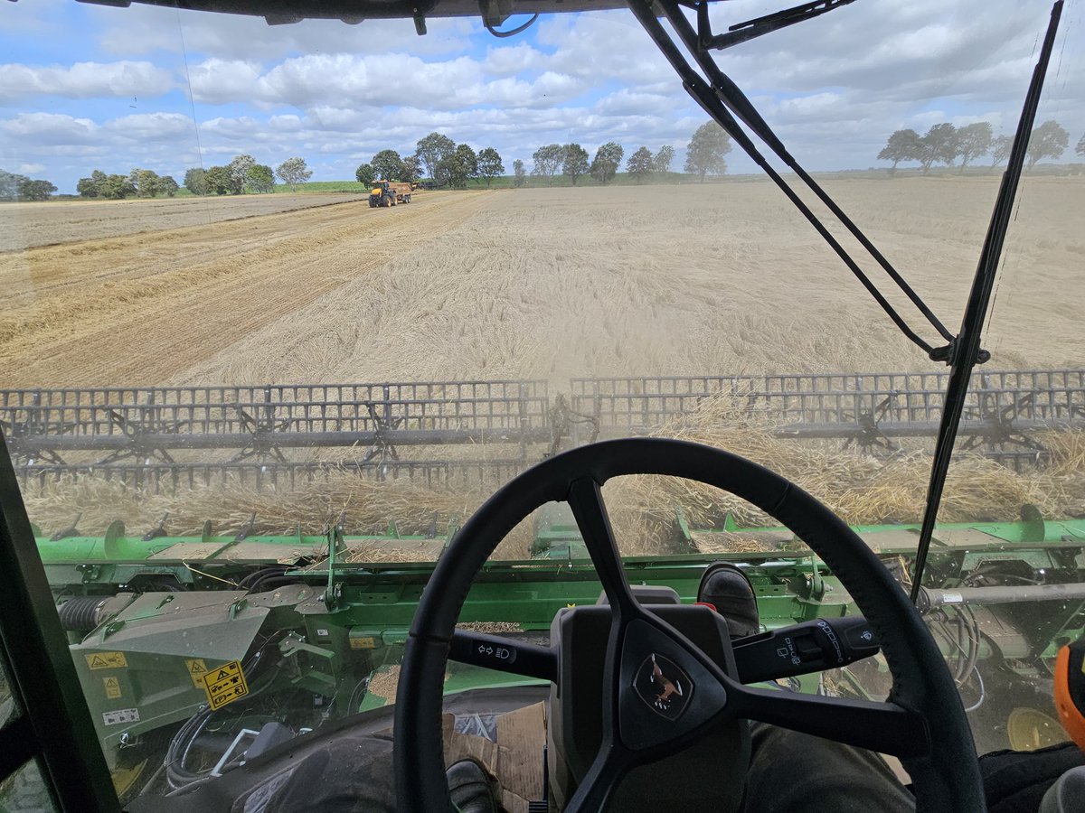 Flat wheat 45ft a time, makes for an interesting day